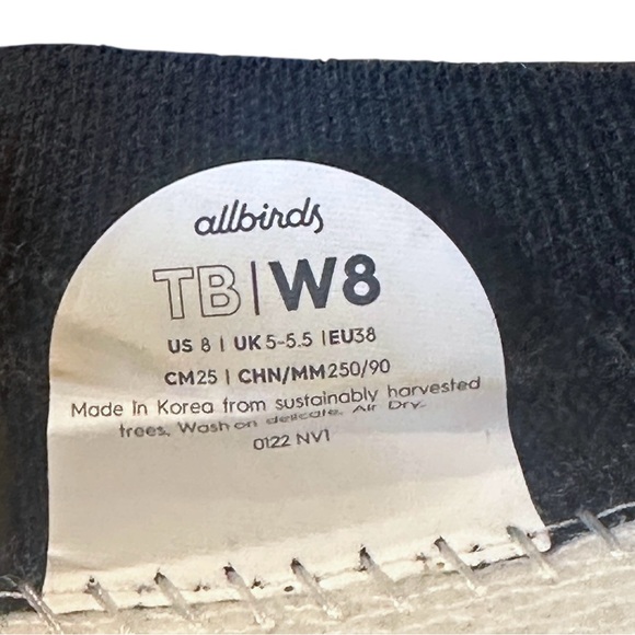 Allbirds Tree Breezer Knit Round Toe Slip-On Ballet Flats in Black Women’s 8 - Picture 7 of 7